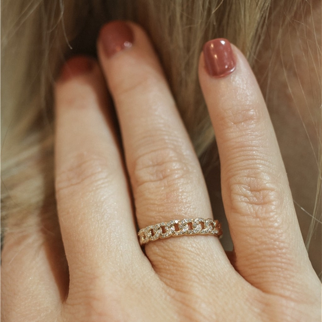 14k yg fashion ring 0.41ct dia
