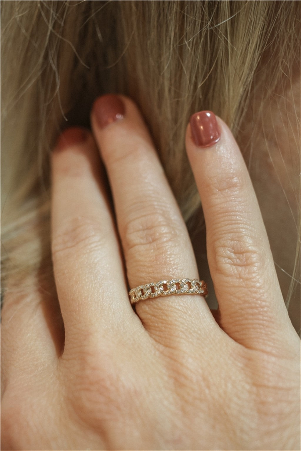 14k yg fashion ring 0.41ct dia