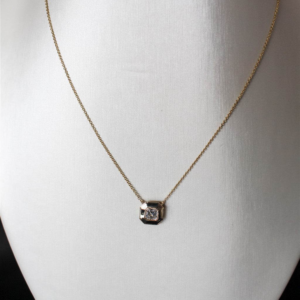 14kt Yellow Gold Thick Bezel S