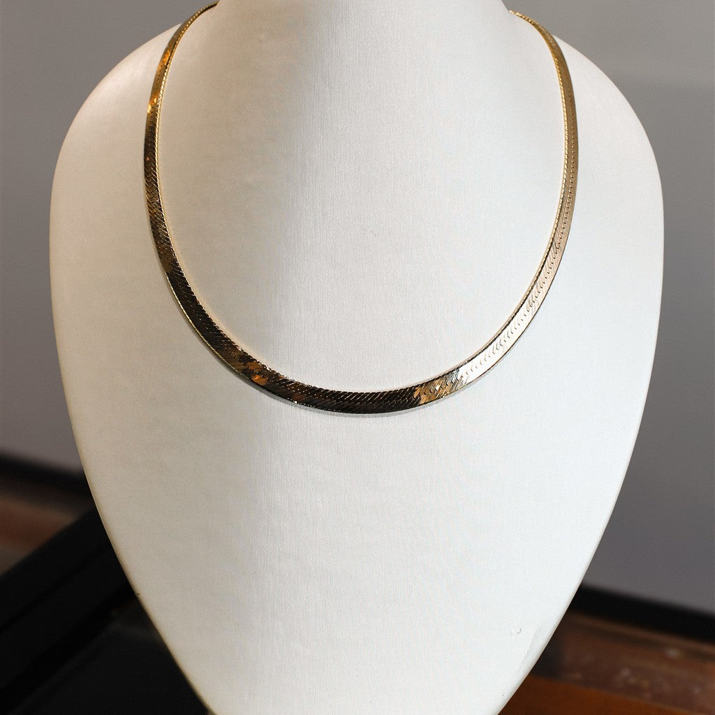 14Ky 5.68 MM Herringbone Chain