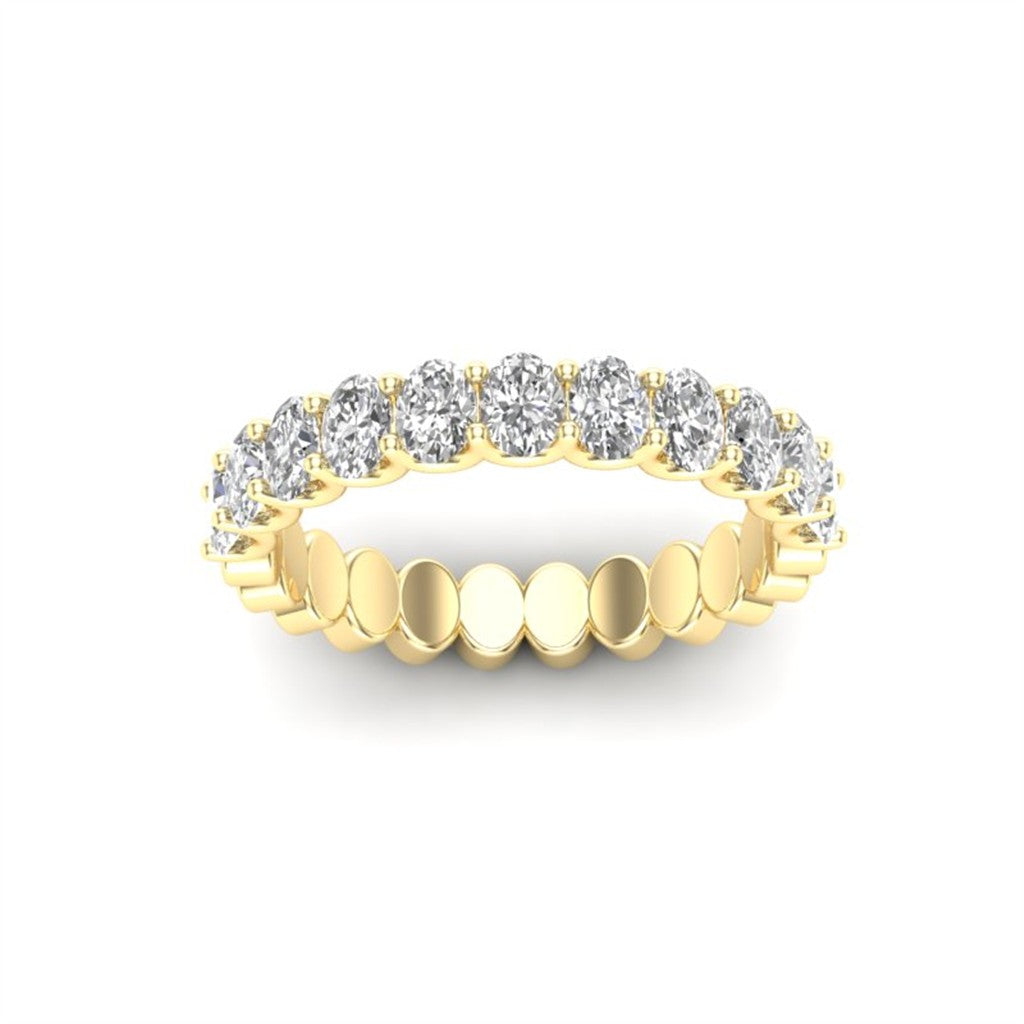 14KT YELLOW GOLD 1/2 OVAL ETER