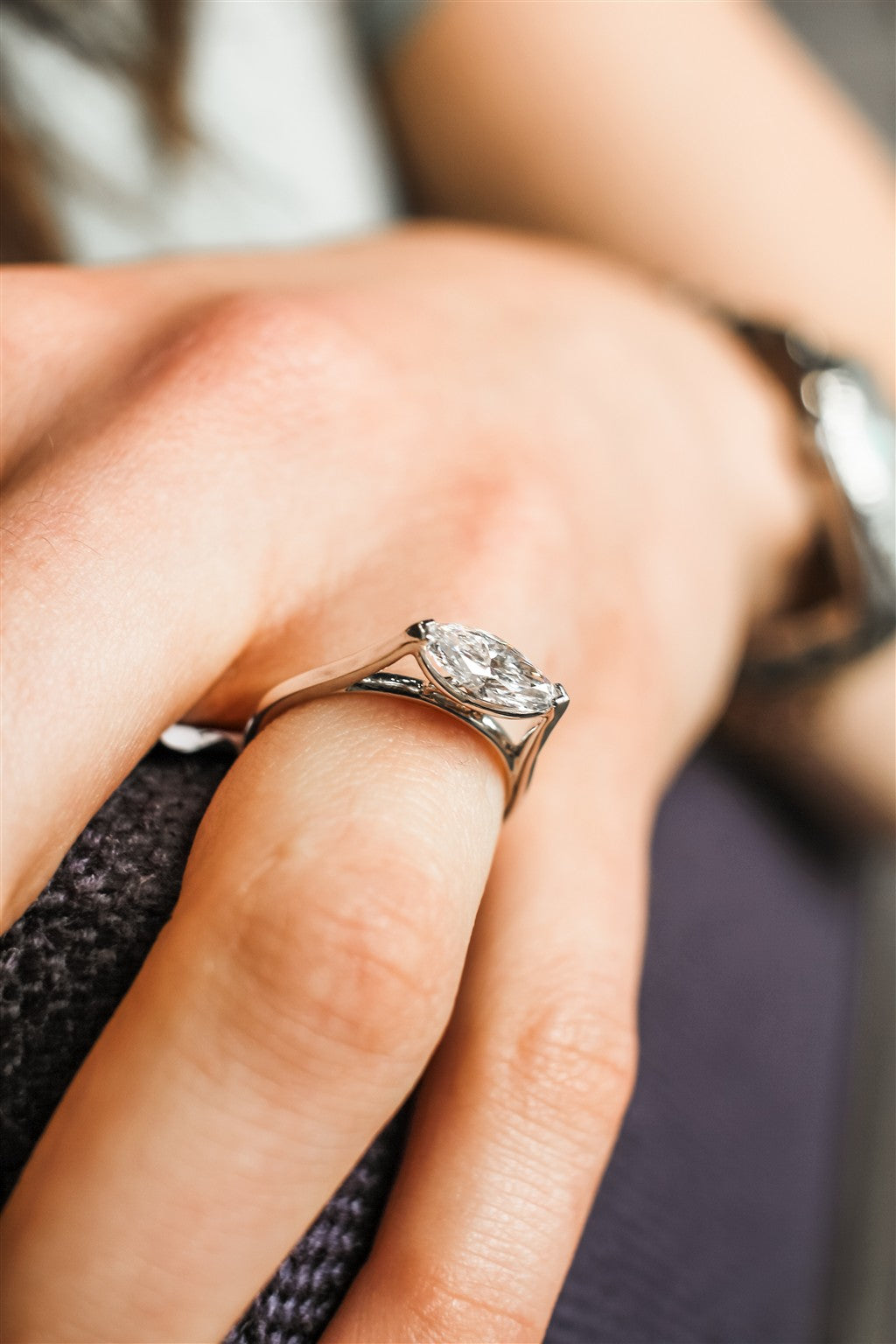Lab Grown Diamond Engagement Ring