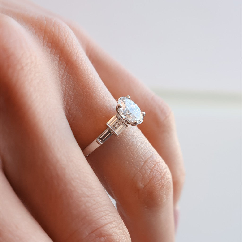 14k wg semi mount with 0.50ctw