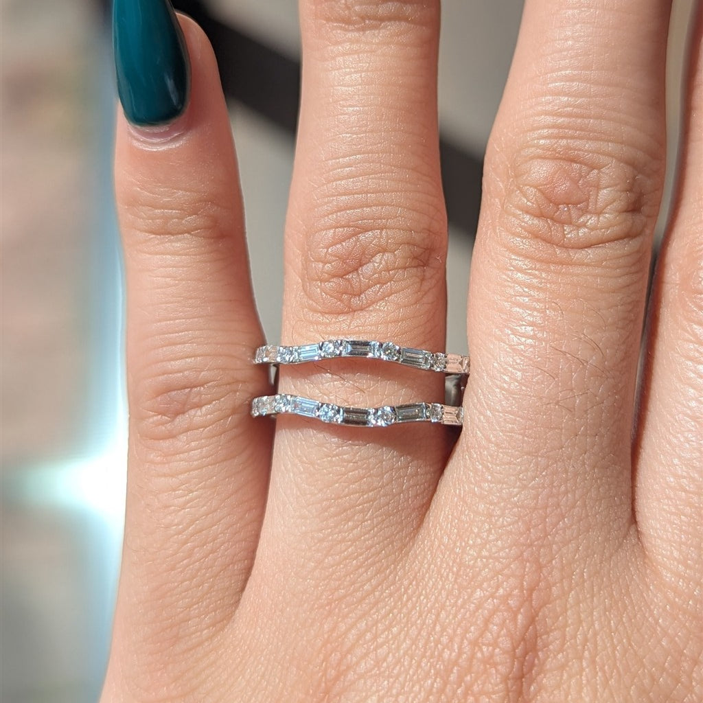 14KW 0.70CTW Diamond Baguette