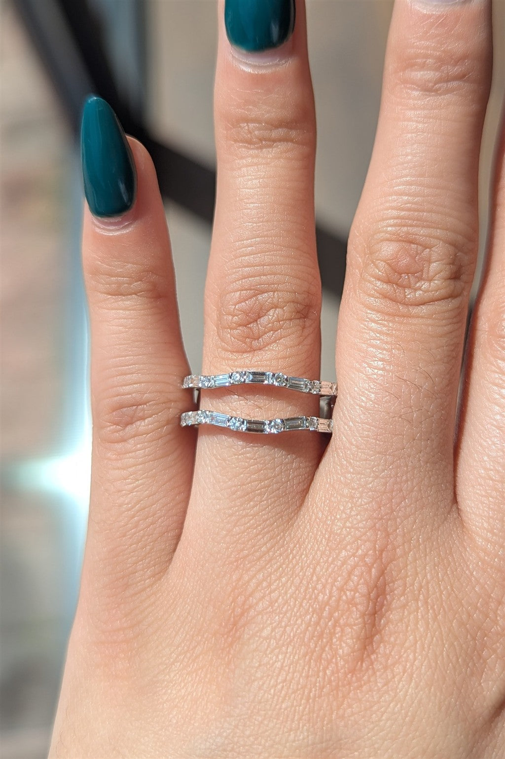14KW 0.70CTW Diamond Baguette