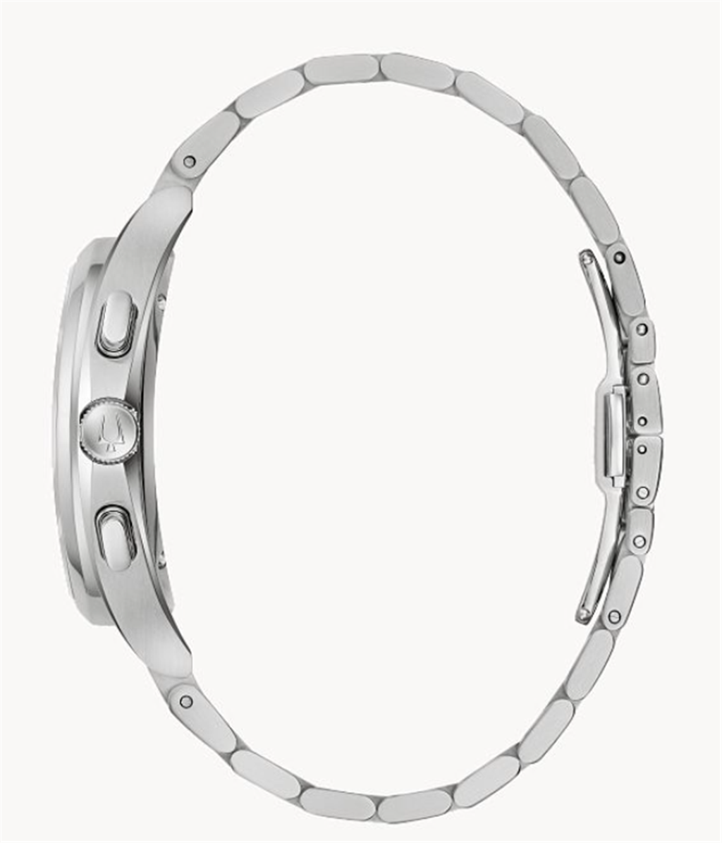 Bulova Curv, stainless case an