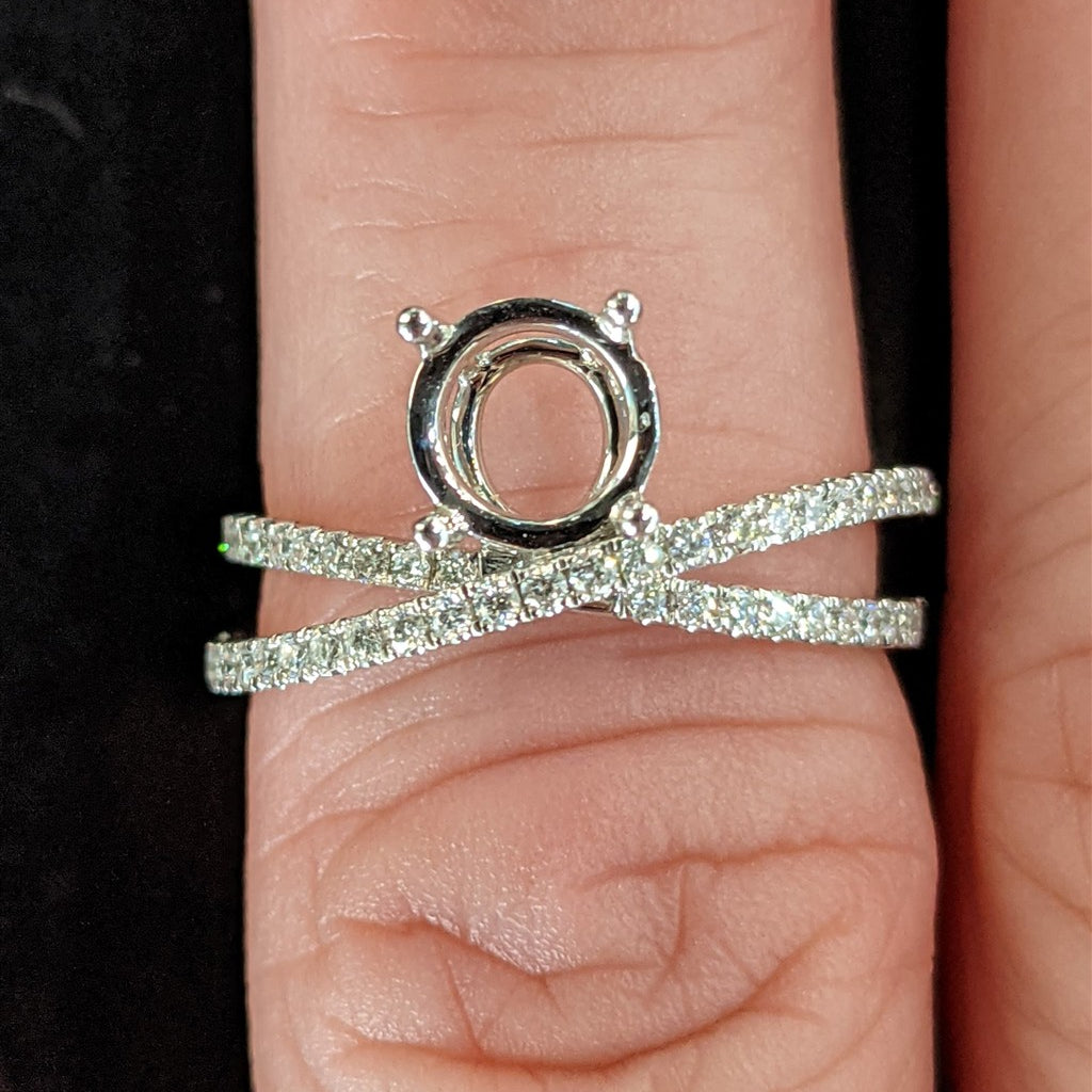 14KW 1/3CTW Diamond Semi-Mount